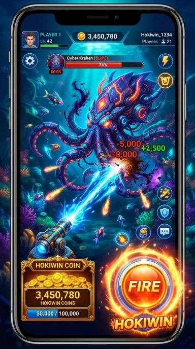 Galeri pratinjau visual hokiwin build APK resmi terbaru